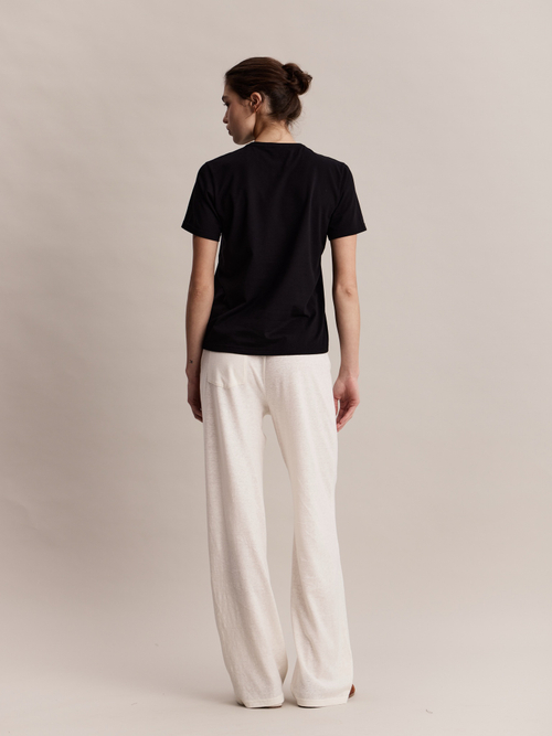 Футболка Robbie T-shirt Black in Cotton