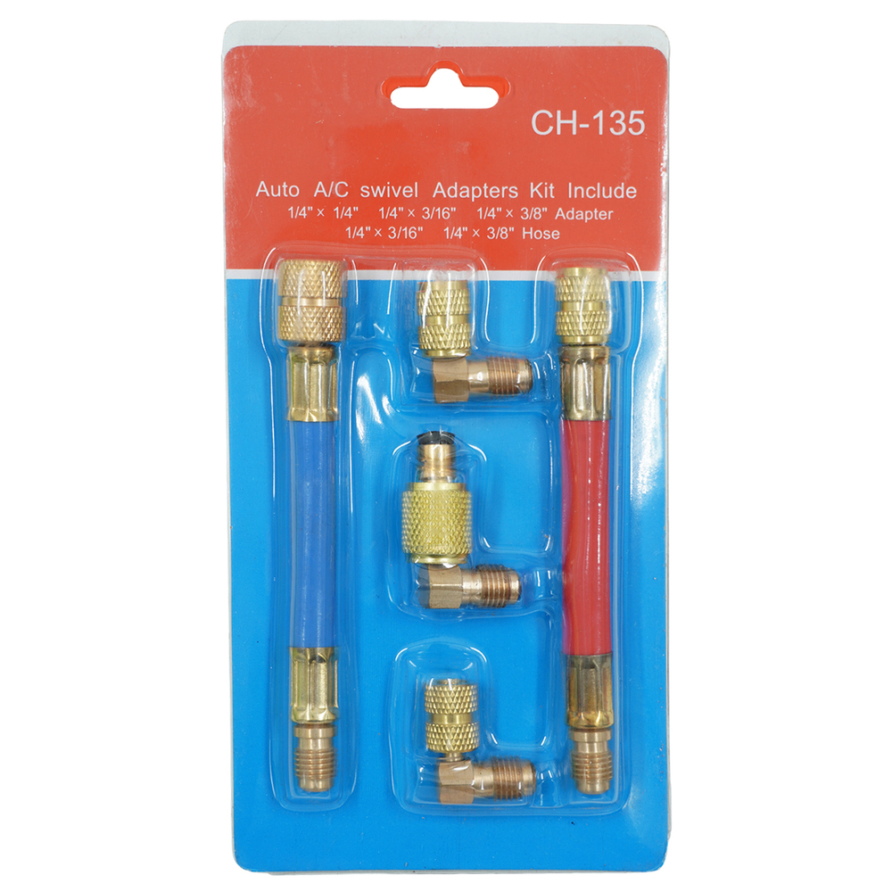 WDK-214048 Адаптеры для заправки автомобильных кондиционеров, набор