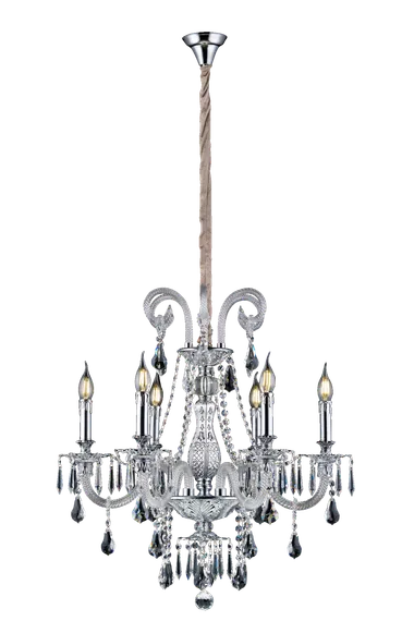 8258/6CR CHROME (1) Люстра Veneto Luce