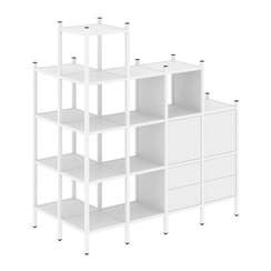 Лофт Угловой внешний стеллаж наборный VR.L-58  862*1694*1869