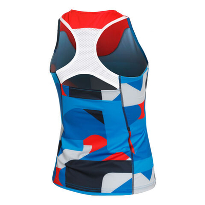 Женская теннисная майка JLindeberg Pam Print Tank Top Women - Blue