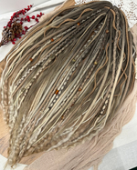 Многофактурный комплект с кончиками из козы