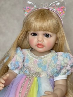 Кукла Реборн виниловая 55см в пакете (FA-542)