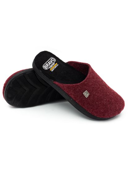 505 "Zima" | Женские сабо (бордовый)