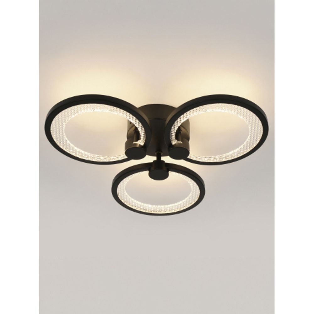 Светильник потолочный светодиодный ЭРА Модерн Odry CLL-1-46-RC BK с ДУ 46W 3000-6500К черный | Светильники SPB-6 с ДУ