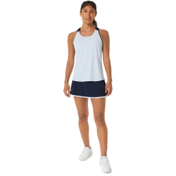 Женская теннисная майка ASICS Court Tank Top Women - Light Blue, Dark Blue