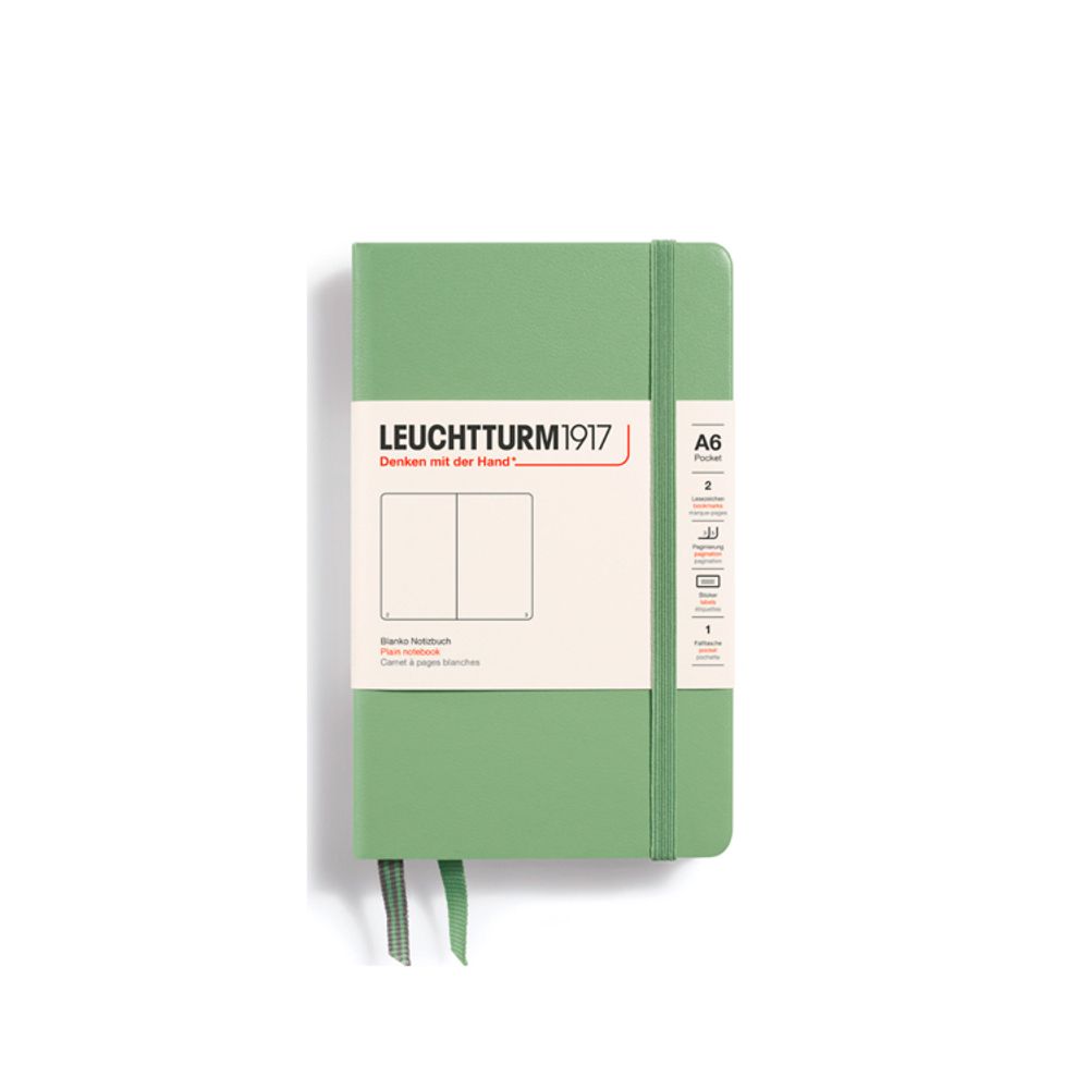 Блокнот Leuchtturm1917 Classic A6 нелинованный с твердой обложкой (363943)