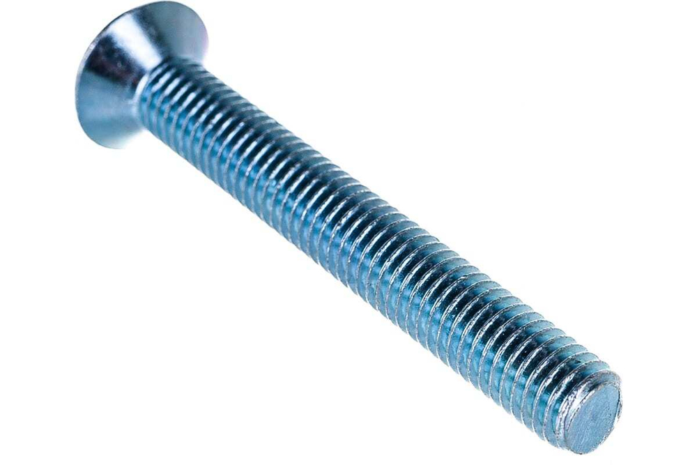 ВИНТ СТРОЙБАТ С ПОТАЙНОЙ ГОЛОВКОЙ ОЦИНК DIN 965 М 8Х60 3ШТ