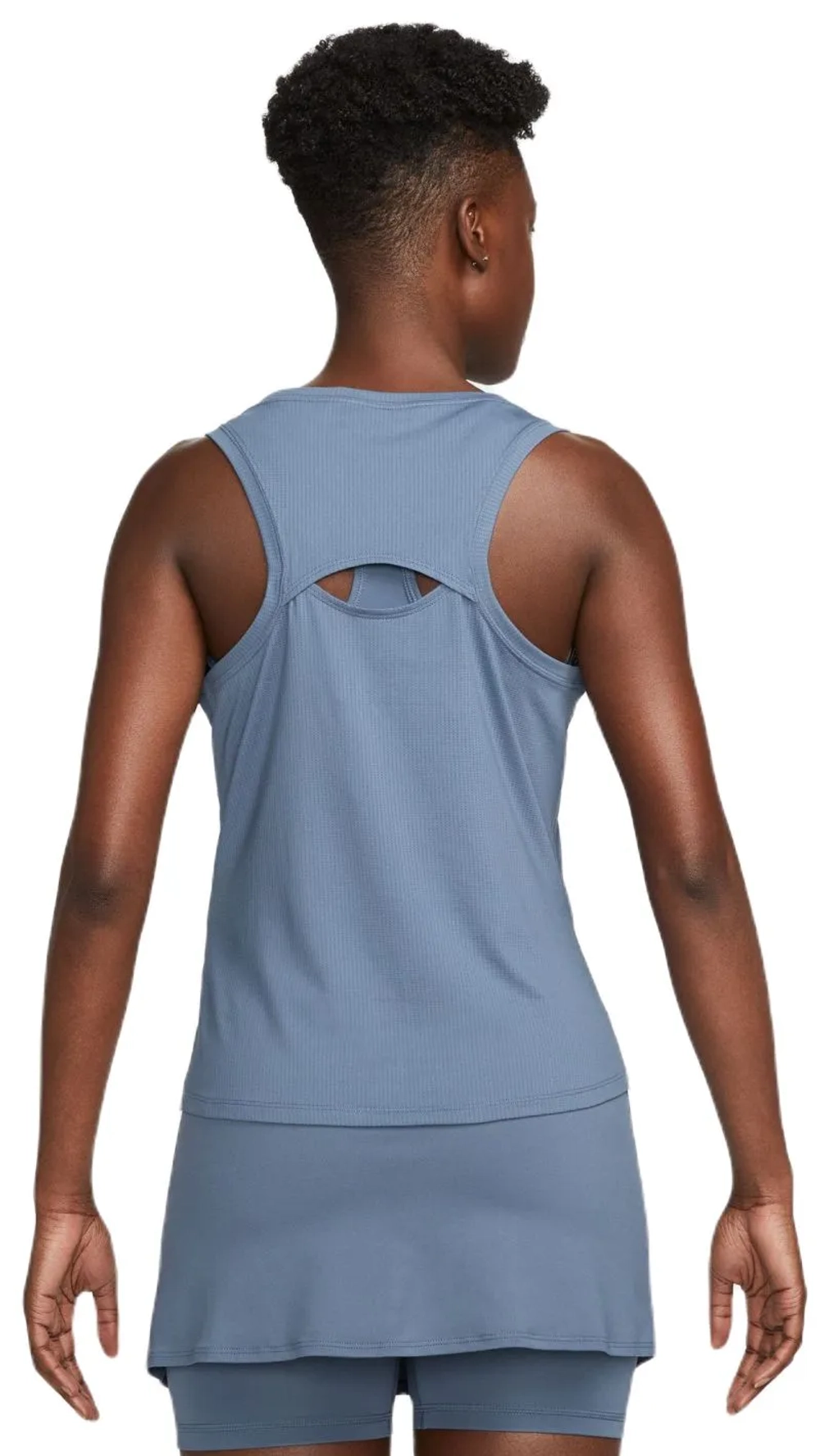 Женский топ теннисный Nike Court Dri-Fit Victory Tank - diffused blue/white
