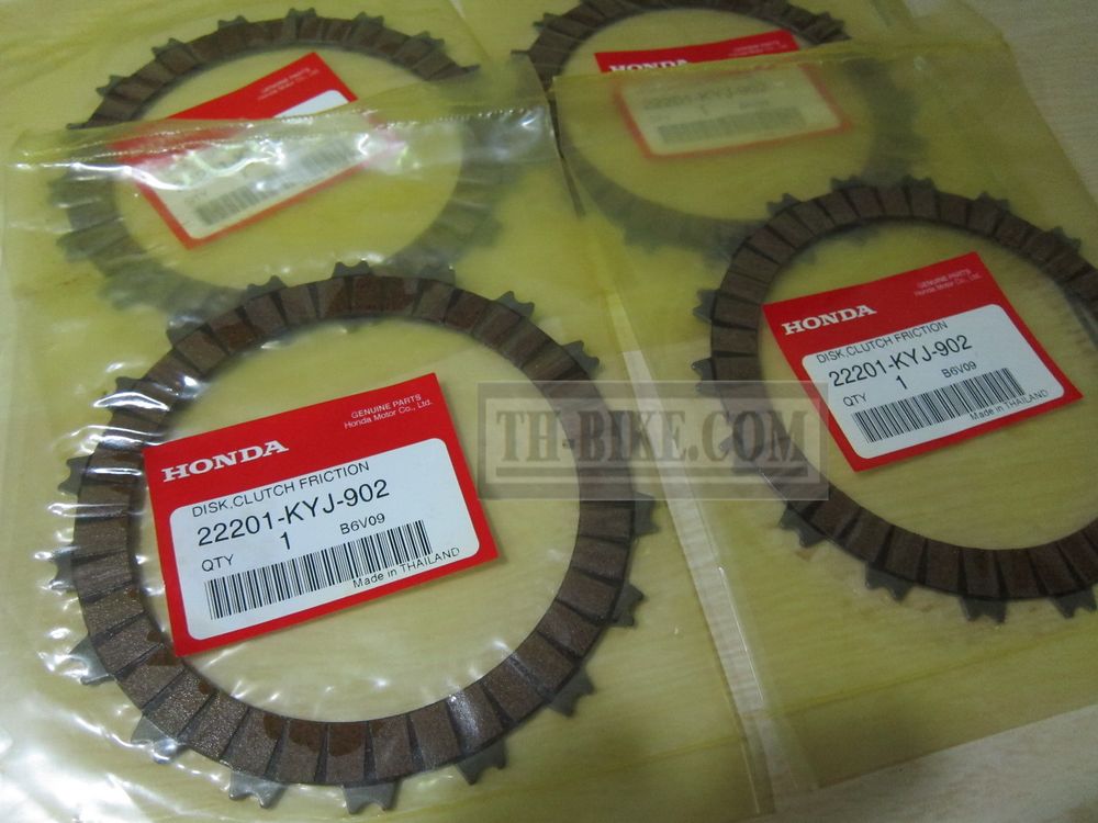 22201-KYJ-902. DISK, CLUTCH FRICTION. Honda CBR250, CRF250L-M.