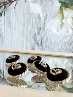 Декоративные металлические пуговицы на ножке