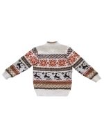 Кофта вязаная на молнии