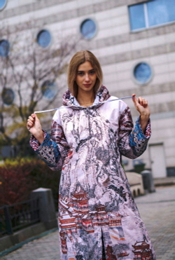 Двустороннее пальто-парка