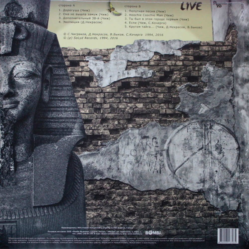 Чиж &amp; Co / Live (LP)