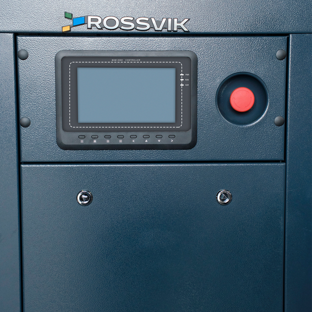 Компрессор винтовой ROSSVIK ВК20А-15-300, 1350л/мин, 15бар, ресивер 300л, 380В/15кВт