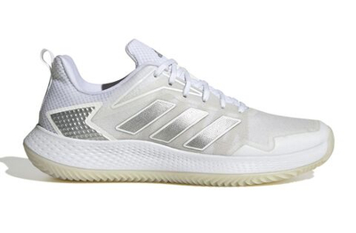 Женские теннисные кроссовки Adidas Defiant Speed W Clay - cloud white/silver metallic/grey one