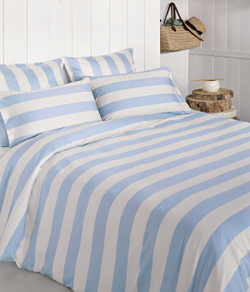 Постельное белье 2 спальное евро Bovi Weekend голубое Португалия