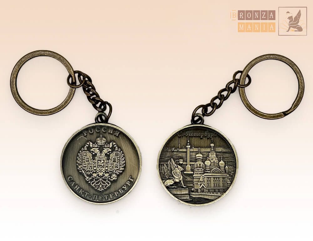 брелок Медаль Герб России - Разводные мосты