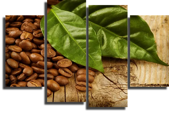 Модульная картина "Кофейное зерно"