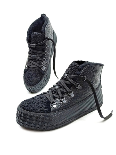 Ботинки "Black Croco"