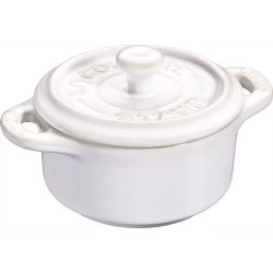 STAUB - Мини-кокотница 200мл, цвет слоновой кости / артикул   40511-997-0  / GTIN 4009839376986
