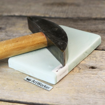 Смальта светло-зелёного цвета, 600 гр, в кирпичиках V1-0903