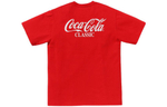 A Bathing Ape X Coca Cola Ape Head Tee красный