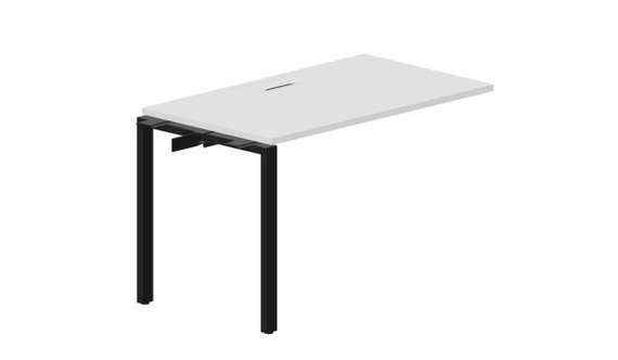 стол Strike 1180х680х750мм (металлический аутлет) - приставной элемент