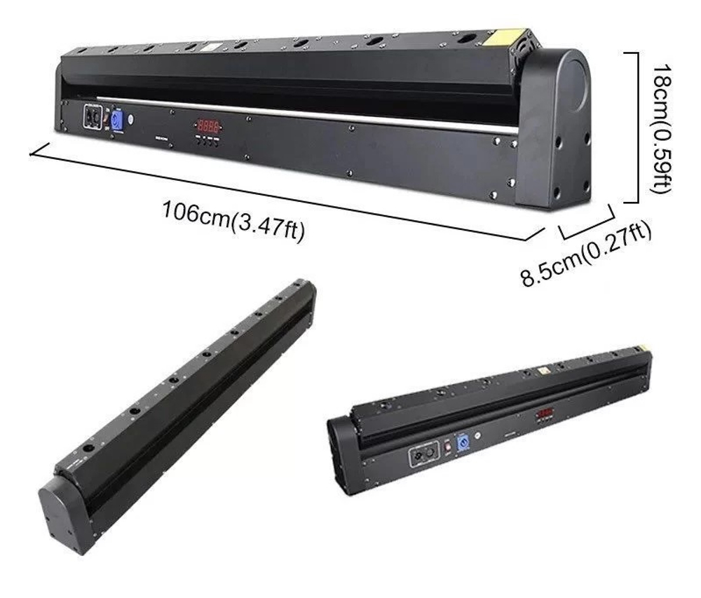 Laser LED BAR 8x500MW RED