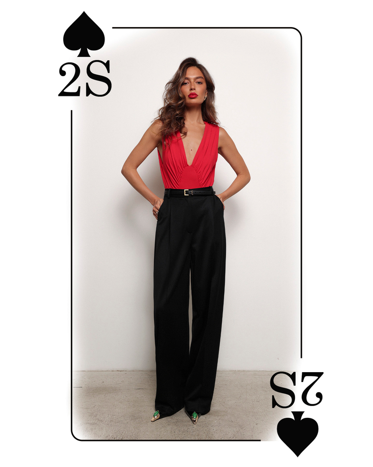 Брюки черные