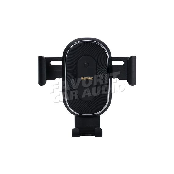 Держатель Remax RM-C38 воздуховод шарнир бесп. зарядка Qi чёрный