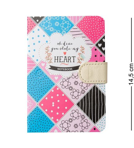 BM-50/1 Блокнот мал. «Лоскутный мильфлер» (твердая обложка)