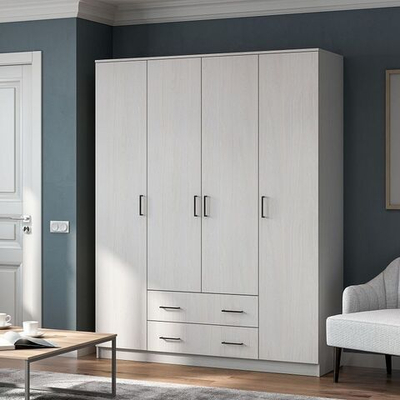 Шкаф четырехстворчатый, шк1 ясень анкор светлый