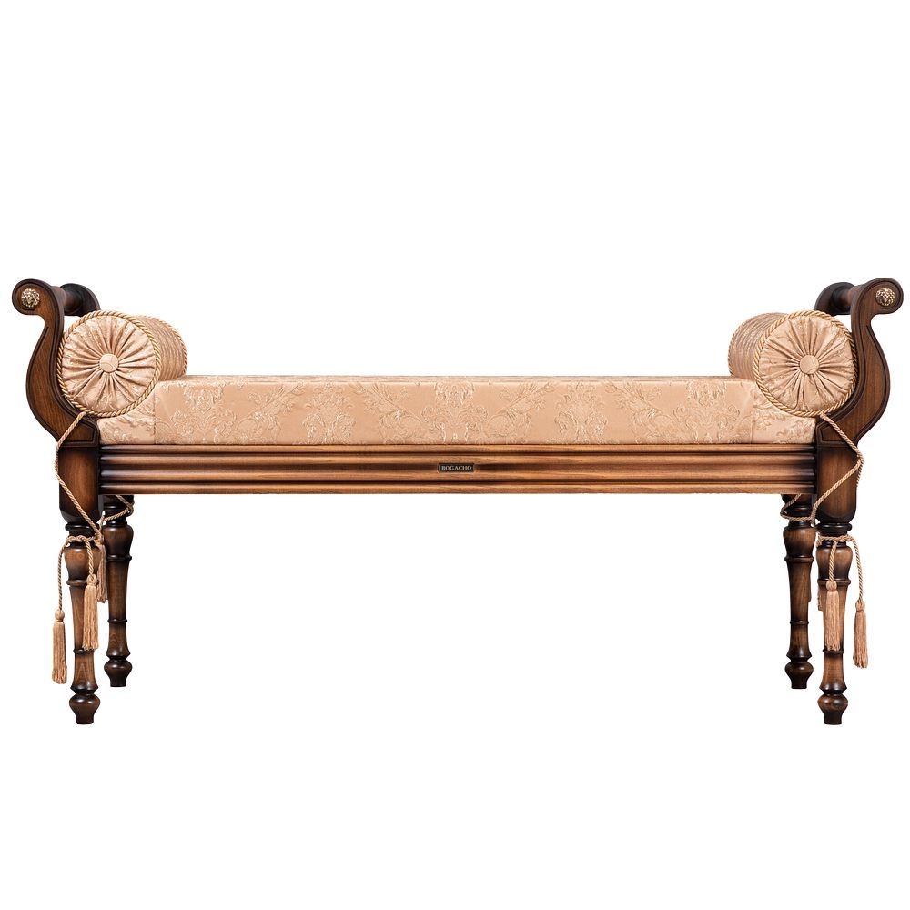 Банкетка Флоренция Орех(Д) Каледония Даймонд Мокка