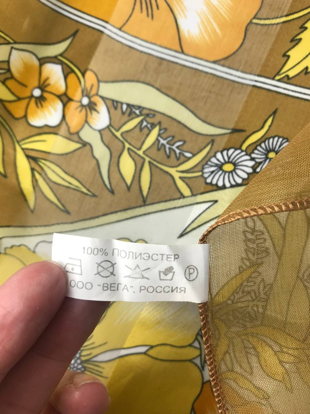 Платок Rollini с цветочным принтом