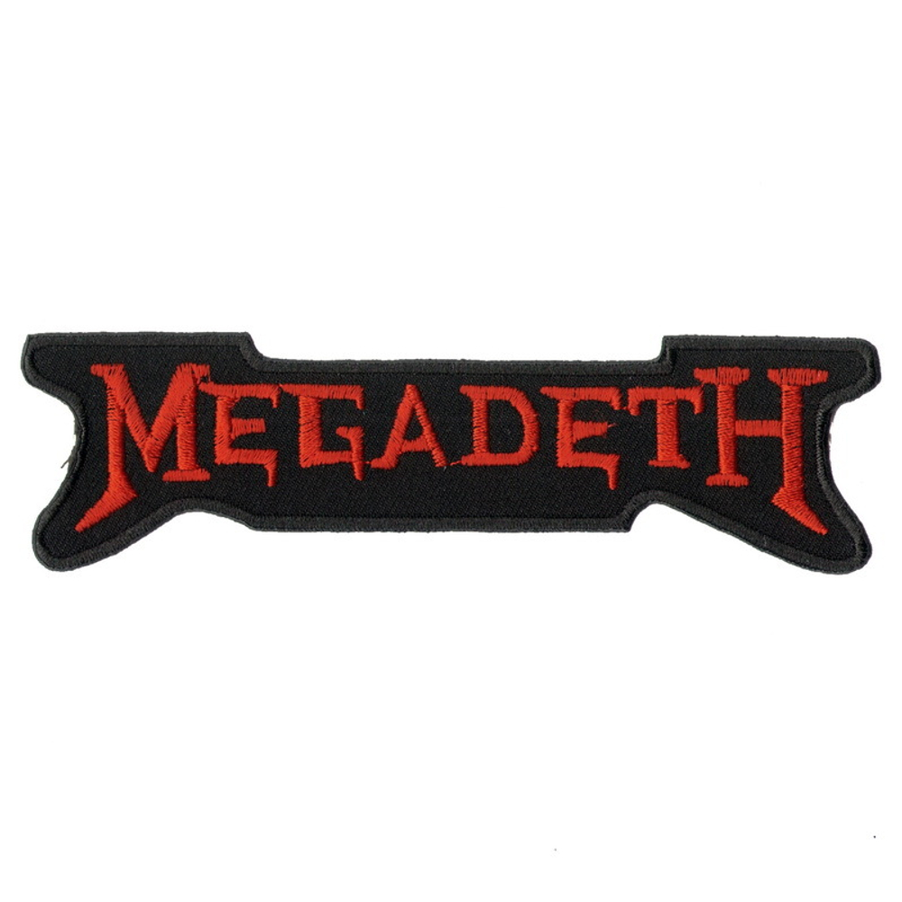 Нашивка Megadeth (красная)