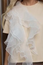 Блуза Риана (бежевая) Б13308-5М LT Collection