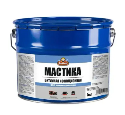 OPTILUX  Мастика Битумно-изоляционная МБИ  5кг (ИжСинтез)