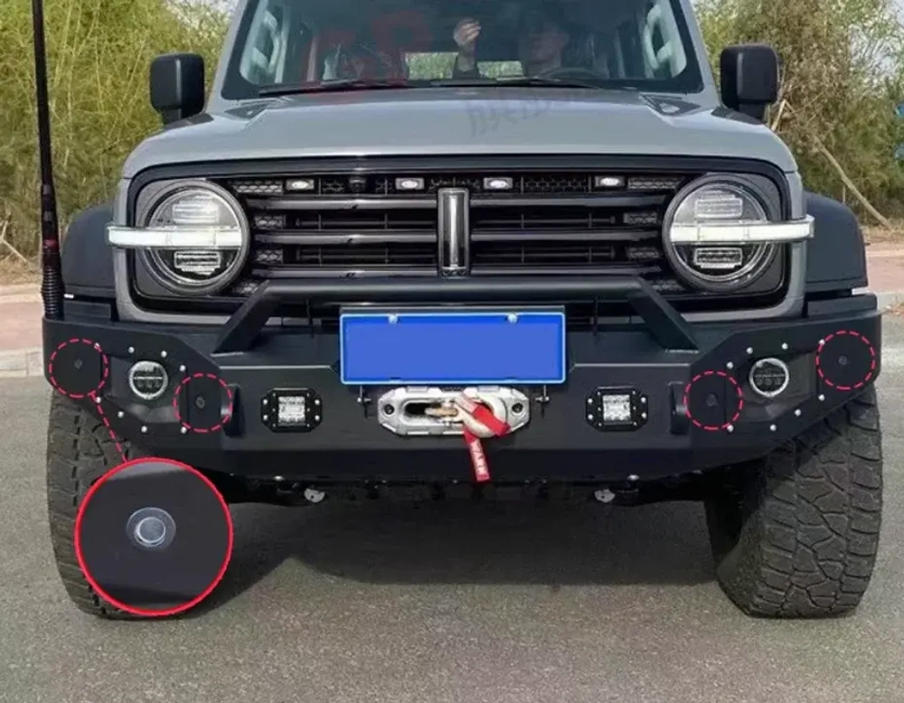 Силовой передний и задний бампер для TANK 300 2021+ Танк обвес