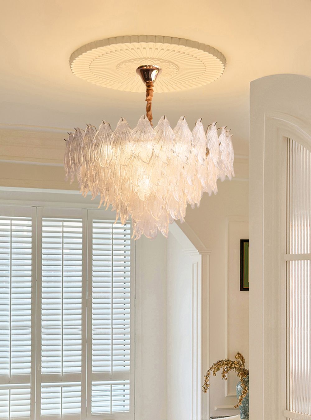 Люстра 6489P/D800 gold/clear