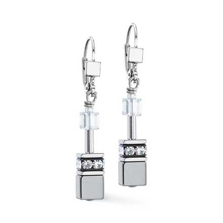 Серьги Coeur de Lion Grey-Silver 4015/20-1217