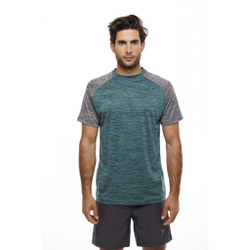Мужское теннисное поло Drop Shot Artemis T-Shirt Men - Green, Grey