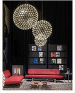 Pendant design lamp Raimond by Moooi (Silver,  D 100 cm)