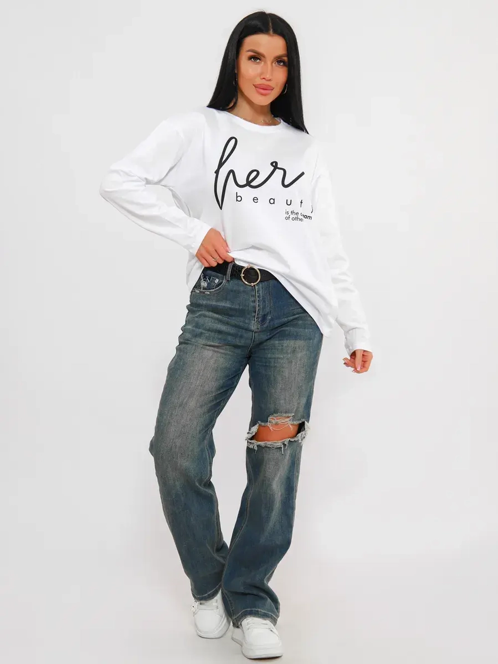 Лонгслив большие размеры