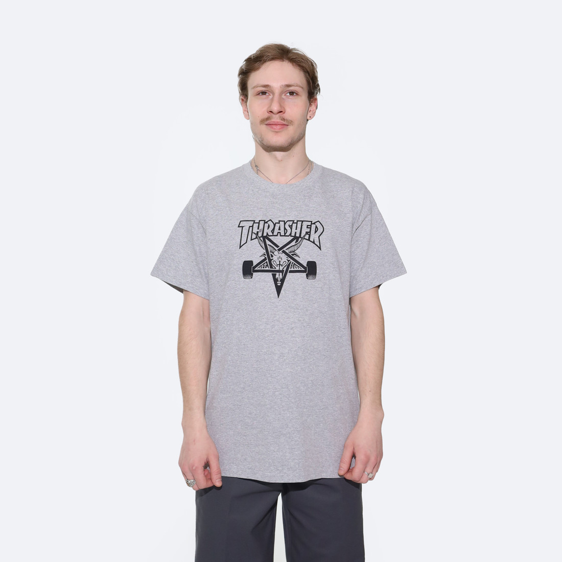 Купить Футболка Thrasher Skategoat (grey)