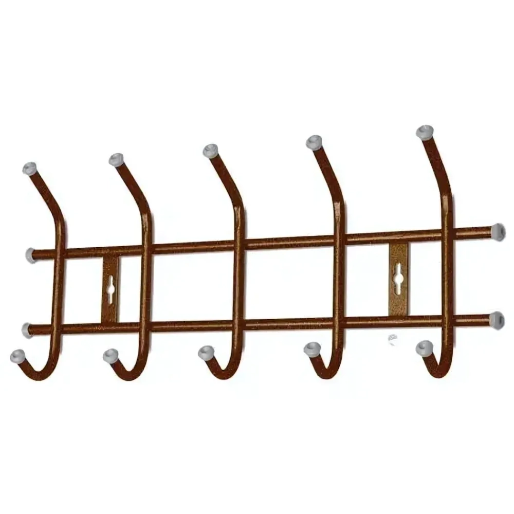 Вешалка настенная 5 крючков, 480, Медный Антик, ВНТ5