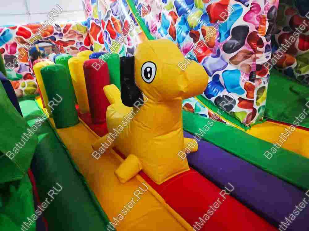 Коммерческий надувной батут Средневековое приключение 2