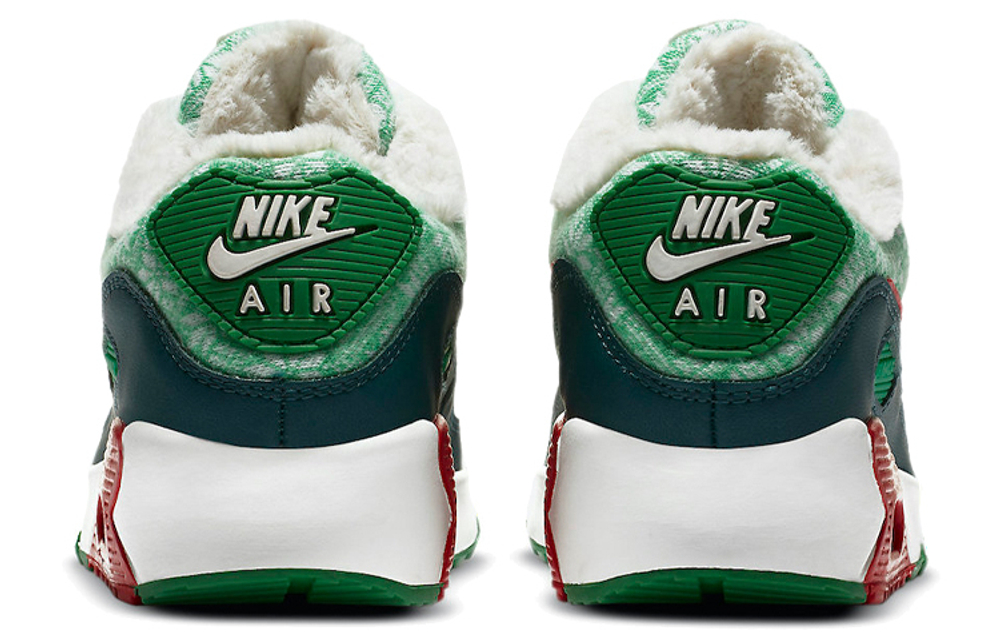 Кроссовки Nike Air Max 90 "Christmas 2020" GS (Подростковая размерная сетка)