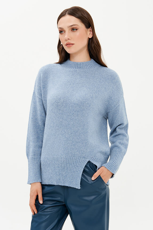 23364 Свитер женский (голубой)