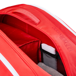 Сумка для падел Wilson Red Padel Tour 2025, термокарманы и вентиляция